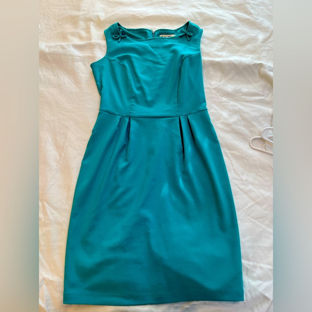 Bettie Page by Tatyana Green Pin Up Fitted Pencil Dress Retro Siz Extra Large XL